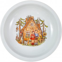 Kinderteller tief Suppenteller 20 cm Porzellan DDR Märchen Hänsel und Gretel - BOKEC82K