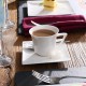 MALACASA Serie Carina 36 TLG. Set Cremeweiß Porzellan Kaffeeservice Geschirrset Tafelservice mit je 12 Stück Dessertteller 12 Tasse 200ml mit 12 Untertasse für 12 Personen - BYDUOVQH