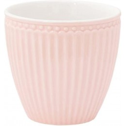 GreenGate Kaffeetasse Latte Cup Becher Alice Pale Pink Porzellan - BNAUW7KW