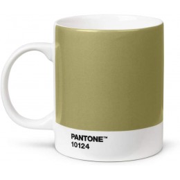 Pantone Porzellan Becher Kaffeetasse 375 ml mit Henkel spülmaschinenfest gold - BJGXK72J