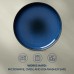 Corelle Speiseteller aus Steingut marineblau reaktive Glasur 4 Stück - BLQZE82D