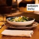 MÄSER 931526 Serie Derby Premium Geschirr-Set für 4 Personen in Gastronomie-Qualität 16-teiliges modernes Kombi-Service mit runden Tellern in bunten Pastellfarben Durable Porzellan - BIDOJAQQ