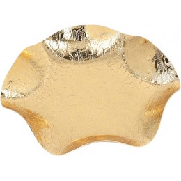 Snack-Tablett glattere Oberflächen Gold-Edelstahl Gold-Obstschale Handgalvanisierungsprozess für Familienessen - BGWTT8D7
