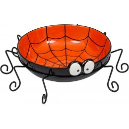 DII Halloween Accessoires Party Dekor Spider Candy Dish 14,7 x 13,5 x 6,3 cm - B01D1XUC3C8