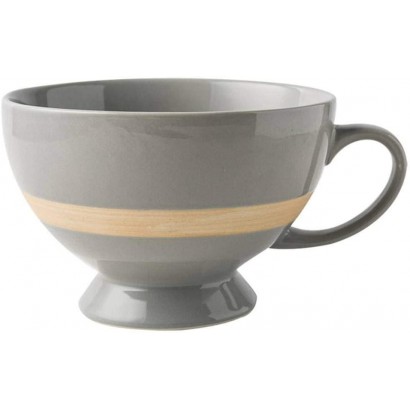 Suppenschüssel Schalen mit Griff Keramik Frühstückstasse groß Milch Obstsalat Instant Nudeln-Schwarz Grau - B0B5V4KRDDE